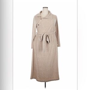 BloomChic Beige Sweater Dress